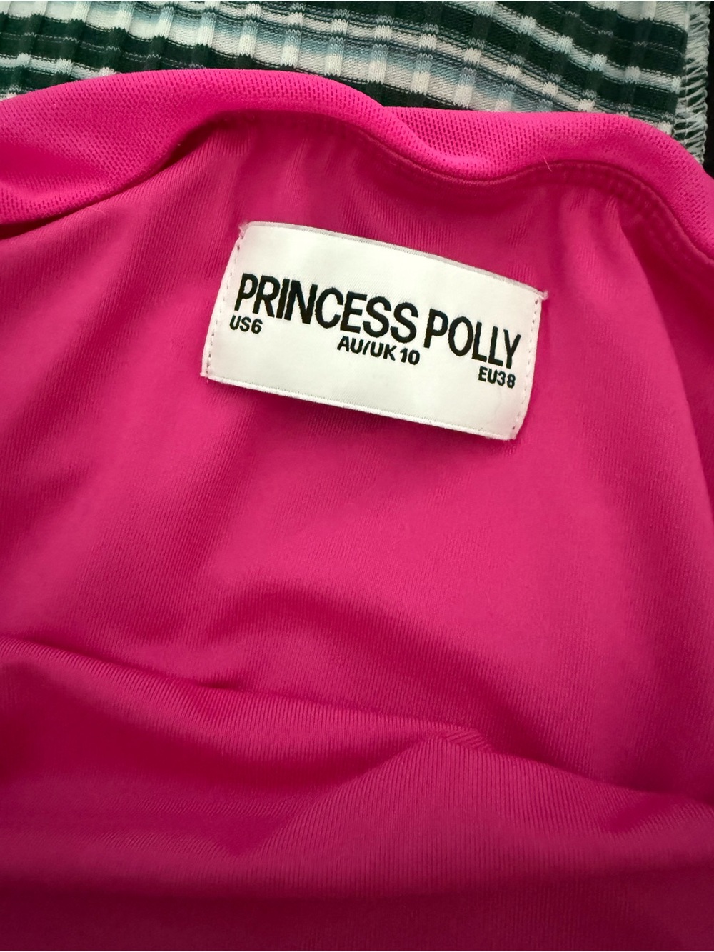 Princess Polly Panama Strapless Maxi Dress Hot Pink | size 6 | EUC - Picture 11 of 11